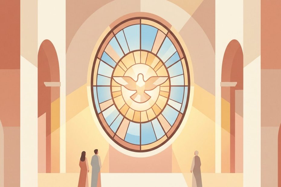 Spirito Santo - Illustration prière catholique